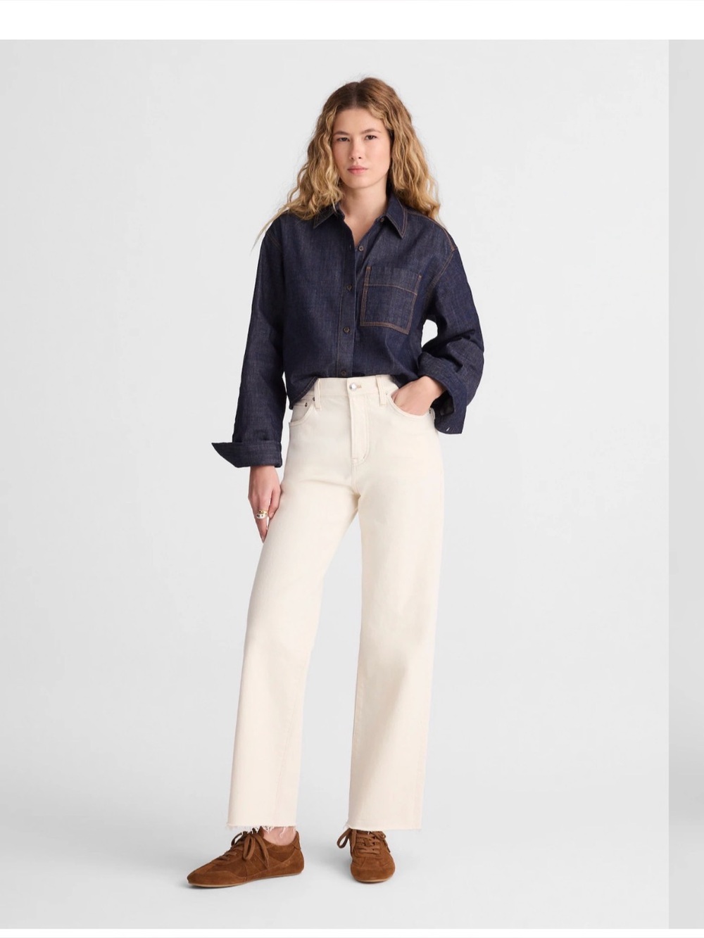 Madewell Perfect Vintage Wide-Leg Crop Jean